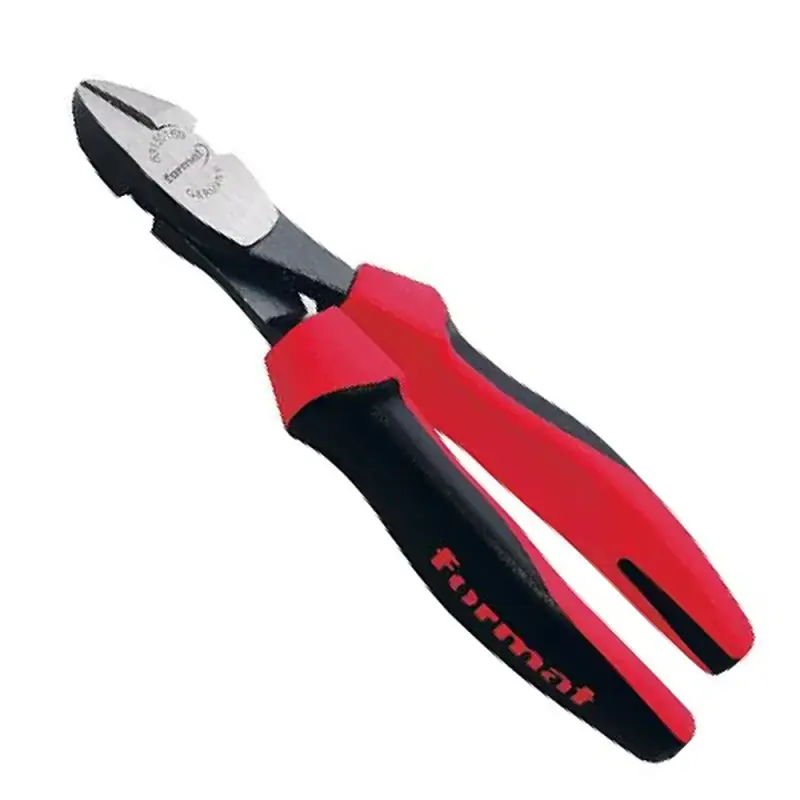 Silové boční štípací kleště leštěná hlava a 2-složkové návleky 160mm FORMAT
