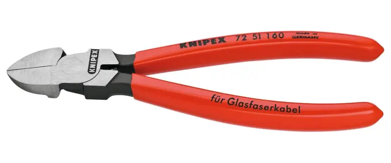 Kleště Knipex 72 51 160 štípací boční pro světlovody (K 72 51 160)