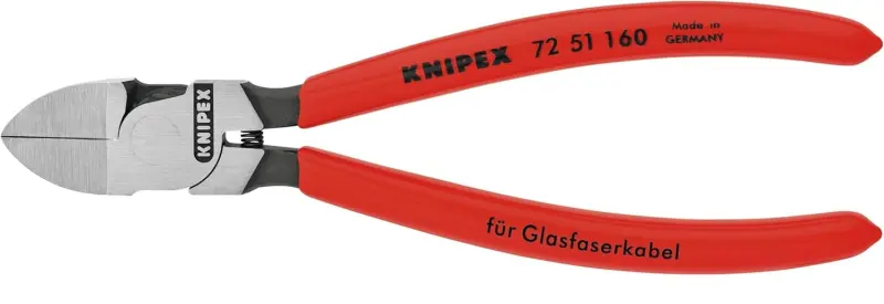 Boční štípací kleště na optická vlákna 160 mm KNIPEX 72 51 160 (K 72 51 160)
