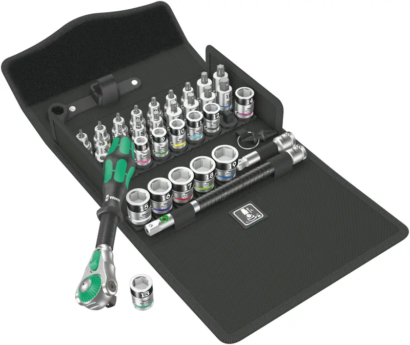 Wera 003536 Ráčnová sada Zyklop Speed 3/8" typ 8100 SB All-in - 35 dílů (W05003536001)