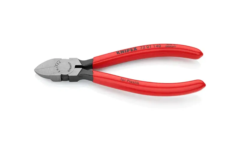 Kleště Knipex 72 01 140 štípací stranové bez fazety, PVC (K 72 01 140)