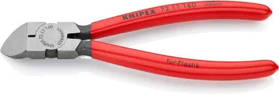 Kleště Knipex 72 11 160 štípací boční bez fazety, PVC (K 72 11 160)