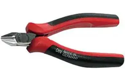 Boční štípací kleště pro elektroniku, špičatá hlava, bez fazety, 110mm FORMAT