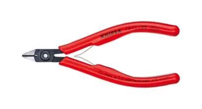 Boční štípací kleště Knipex 75 12 125 - pro elektroniku, fazeta, drát. svěrka (K 75 12 125)