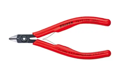 Boční štípací kleště Knipex 75 12 125 - pro elektroniku, fazeta, drát. svěrka (K 75 12 125)