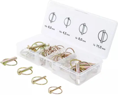 čep pojistný 4,5-11 mm, sada 32 dílů (BGS1088195)