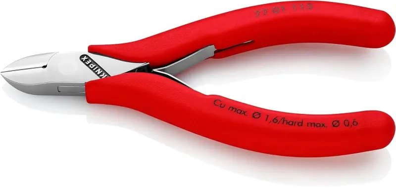 Kleště Knipex 77 01 115 štípací boční elektronik s otvírací pružinou (K 77 01 115)