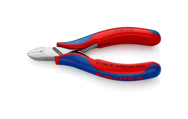 Kleště Knipex 77 02 115 štípací boční elektronik s otvírací pružinou (K 77 02 115)