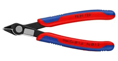 Boční štípací kleště Knipex 78 91 125 - Electronic Super-Knips®, tvrdé dráty (K 78 91 125)