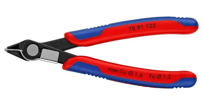 Boční štípací kleště Knipex 78 91 125 - Electronic Super-Knips®, tvrdé dráty (K 78 91 125)