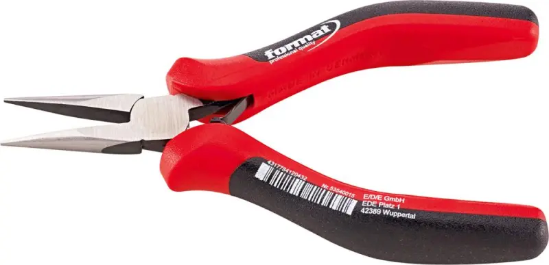 Kleště se špičatými čelis tmi pro elektroniku rovné čelisti 130mm FORMAT