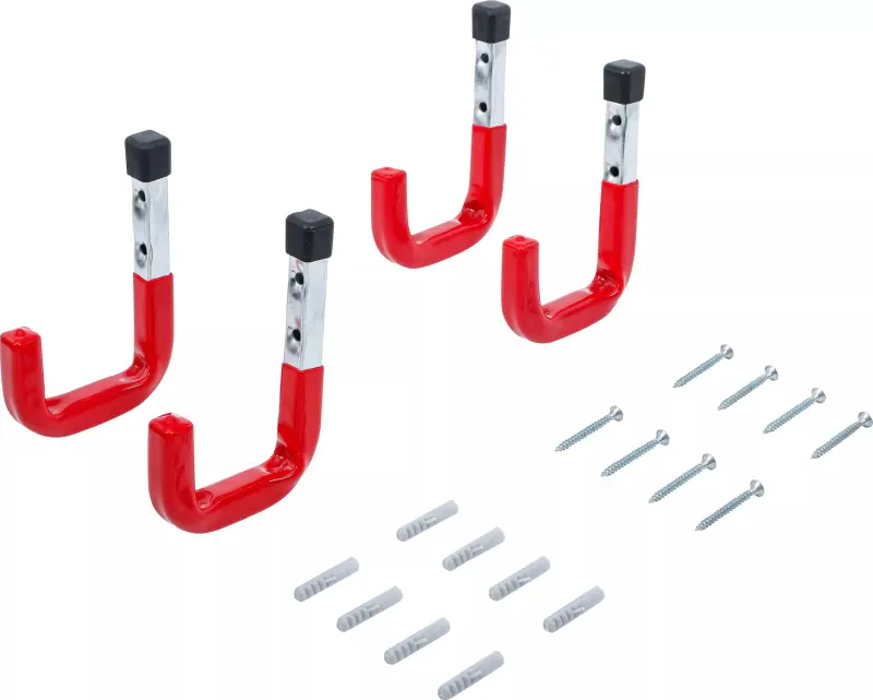 Nástěnné háčky BGS1088314 (Sada 4 díly) (BGS1088314)