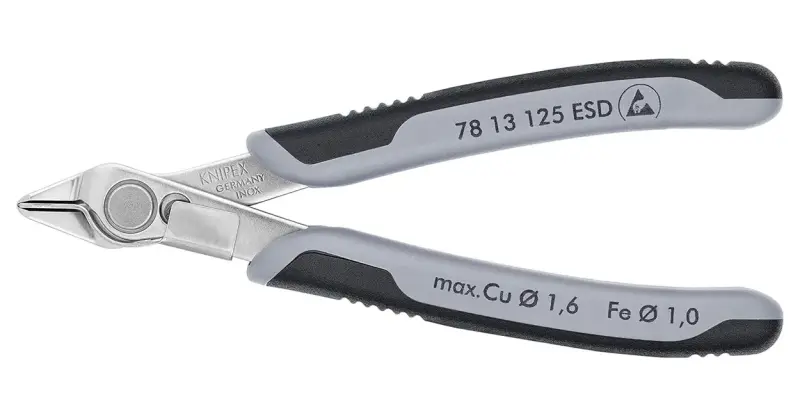 Kleště Knipex 78 13 125 ESD štípací SUPER KNIPS (K 78 13 125 ESD)