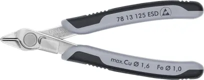 Kleště Knipex 78 13 125 ESD štípací SUPER KNIPS (K 78 13 125 ESD)