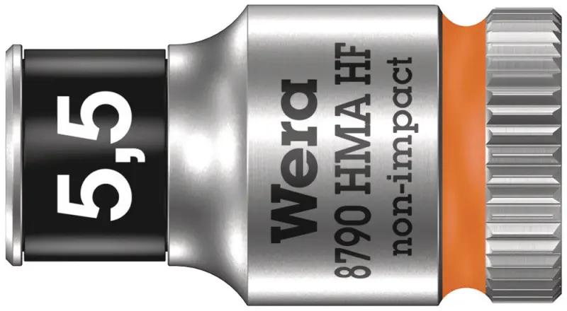 Wera 003720 Nástrčná hlavice Zyklop 1/4" 5,5 mm Typ 8790 HMA HF, přidržovací (W05003720001)