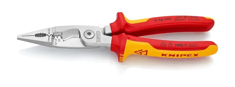 Kleště Knipex 13 86 200 elektroinstalatérské (K 13 86 200)