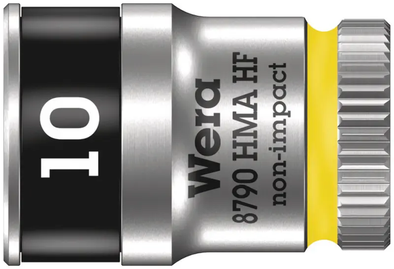 Wera 003725 Nástrčná hlavice Zyklop 1/4" 10 mm Typ 8790 HMA HF, přidržovací (W05003725001)