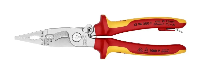 Kleště Knipex 13 96 200 T univerzální elektroinstal T VDE 1000V (K 13 96 200 T)