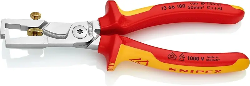 Nůžky na kabely Knipex 13 66 180 s funkcí lisování VDE 1000 V (K 13 66 180)