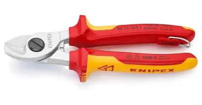 Kabelové nůžky Knipex 95 16 165 T vícesložkové návl. VDE (K 95 16 165 T)