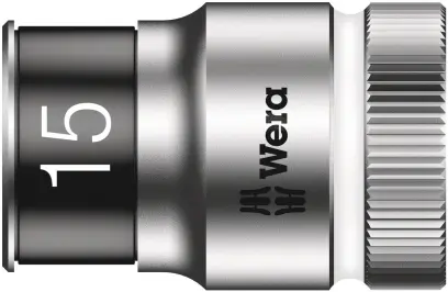 Wera 003735 Nástrčná hlavice Zyklop 1/2" 15 mm Typ 8790 HMC HF, přidržovací (W05003735001)