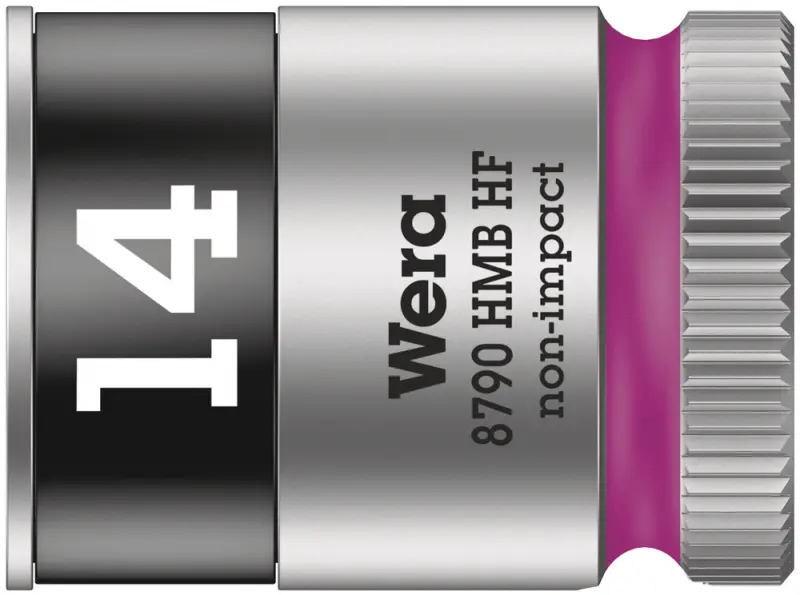 Wera 003748 Nástrčná hlavice Zyklop 3/8" 14 mm Typ 8790 HMB HF, přidržovací (W05003748001)