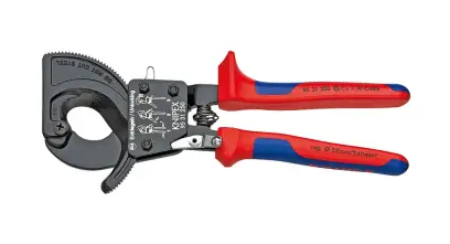 Kabelové nůžky Knipex 95 31 250 ráčnové (prům. 32 mm) (K 95 31 250)
