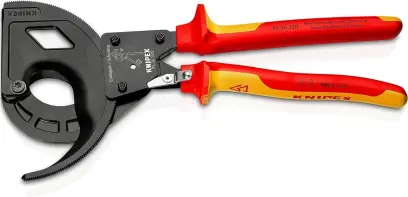 Nůžky Knipex 95 36 320 na kabely - ráčnové (K 95 36 320)