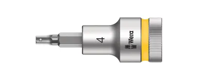 Wera 003820 Zástrčná bitová hlavice Zyklop 1/2" 4 mm typ 8740 C HF s přidržovací funkcí (W05003820001)
