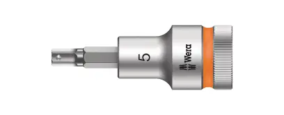 Wera 003821 Zástrčná bitová hlavice Zyklop 1/2" 5 mm typ 8740 C HF s přidržovací funkcí (W05003821001)