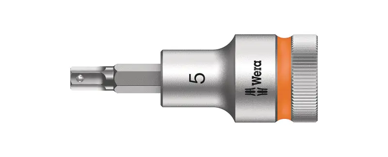 Wera 003821 Zástrčná bitová hlavice Zyklop 1/2" 5 mm typ 8740 C HF s přidržovací funkcí (W05003821001)