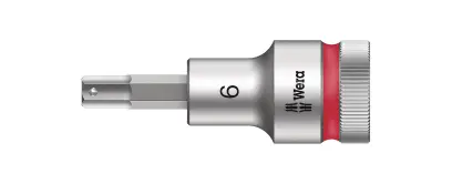 Wera 003822 Zástrčná bitová hlavice Zyklop 1/2" 6 mm typ 8740 C HF s přidržovací funkcí (W05003822001)