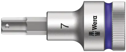 Wera 003823 Zástrčná bitová hlavice Zyklop 1/2" 7 mm typ 8740 C HF s přidržovací funkcí (W05003823001)