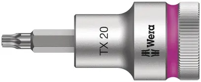 Wera 003830 Zástrčná bitová hlavice Zyklop 1/2" TX 20 Typ 8767 C HF TORX®, přidržovací  (W05003830001)