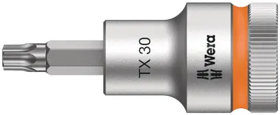 Wera 003833 Zástrčná bitová hlavice Zyklop 1/2" TX 30 Typ 8767 C HF TORX®, přidržovací  (W05003833001)