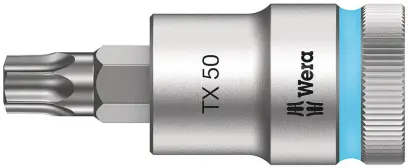Wera 003836 Zástrčná bitová hlavice Zyklop 1/2" TX 50 Typ 8767 C HF TORX®, přidržovací  (W05003836001)
