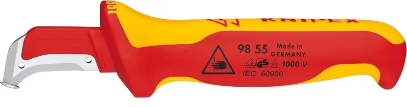 Kabelový nůž Knipex 98 55 s ploškou (K 98 55)