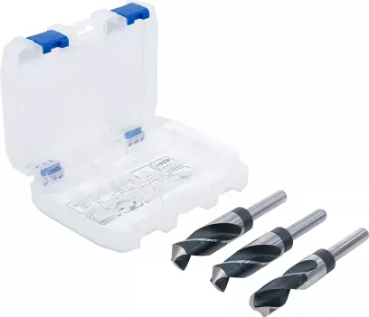 Spirálové vrtáky HSS průměr 22 ÷ 25 mm BGS108986. Sada 3 díly (BGS108986)