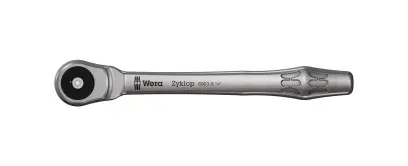 Wera 004003 Ráčna Zyklop Metal 1/4" typ 8003 A, průchozí (W05004003001)