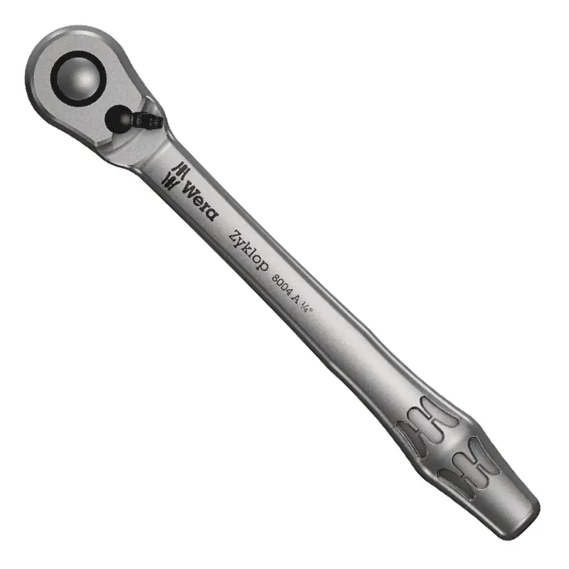 Wera 004004 Ráčna Zyklop Metal 1/4" typ 8004 A, přepínací (W05004004001)