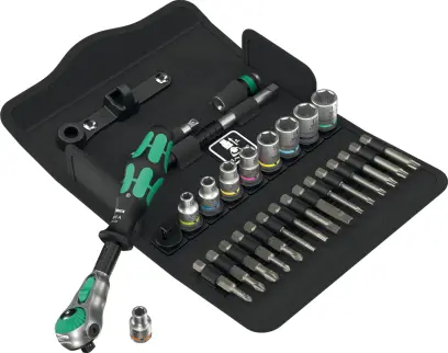 Wera 004016 Ráčnová sada Zyklop Speed 1/4" typ 8100 SA 6, metrická - 28 dílů (W05004016001)