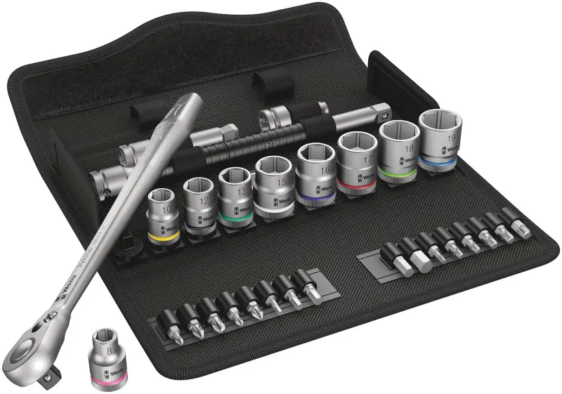 Wera 004048 Ráčnová sada Zyklop Metal 3/8" typ 8100 SB 8 - 29 dílů (W05004048001)
