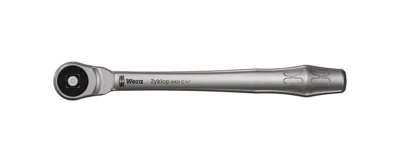 Wera 004063 Ráčna Zyklop Metal 1/2" 8003 C (délka 281 mm), průchozí čtyřhran (W05004063001)