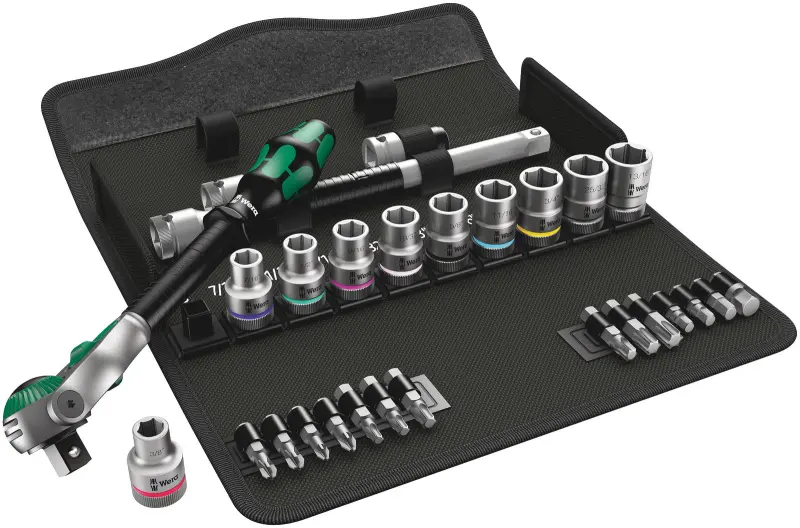 Wera 004079 Ráčnová sada Zyklop Speed 1/2" typ 8100 SC 9, palcová - 28 dílů (W05004079001)