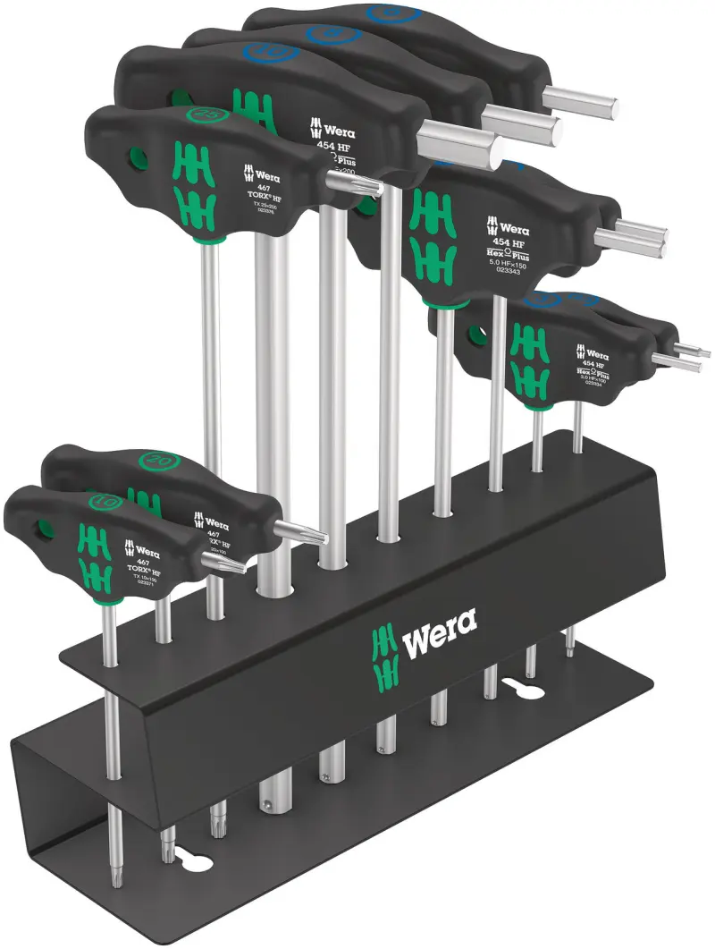 Wera 004174 Zástrčné klíče s T-rukojetí Wera Bicycle Set 6 - 10 dílů (W05004174001)