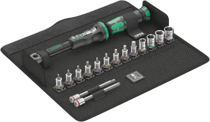 Wera 004180 Nářadí pro kola Bicycle Set Torque 1 s přepínací ráčnou 1/4" (2,5 ÷ 25 Nm) - 16 dílů (W05004180001)