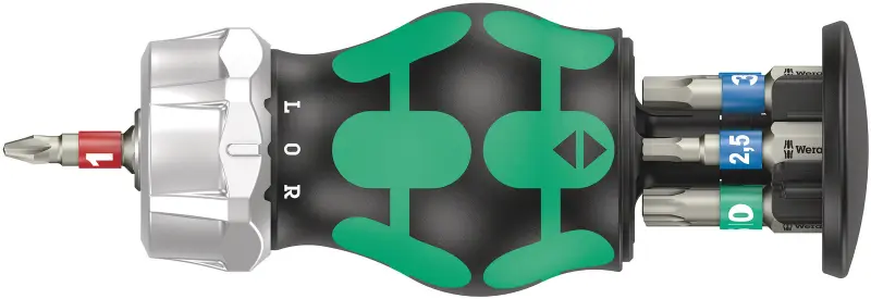 Wera 004185 Ráčnový zásobník Stubby s nerezovými bity Bicycle Set 5 - 7 dílů (W05004185001)