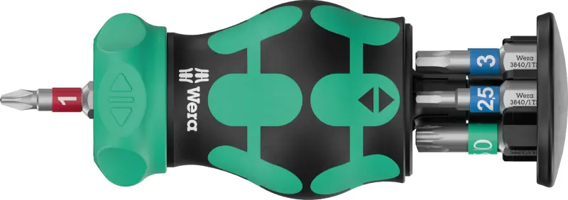 Wera 004186 Ráčnový zásobník Stubby s bity Bicycle Set 5 - 7 dílů (W05004186001)