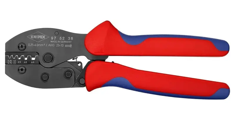 Kleště Knipex 97 52 38 konektorové (pro dutinky d= 0,25 - 6,0 mm) (K 97 52 38)