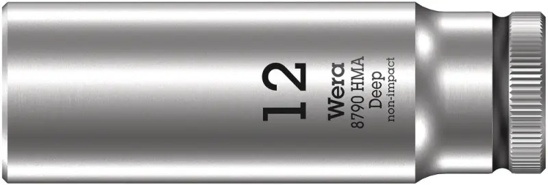 Wera 004509 Nástrčná hlavice Zyklop 1/4" 6hran 12 mm typ 8790 HMA - prodloužená (W05004509001)